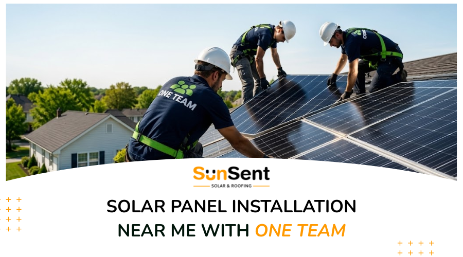 Solar Panel Installation Near Me With One Team