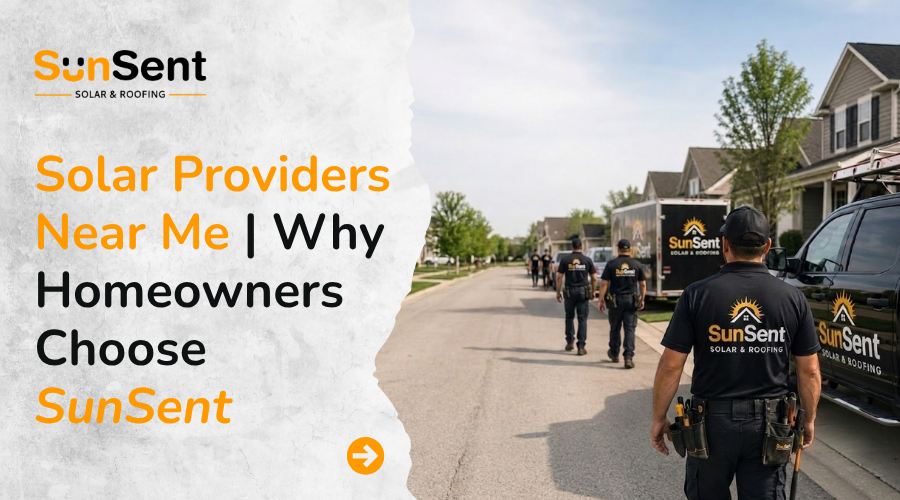 Solar Providers Near Me Why Homeowners Choose SunSent
