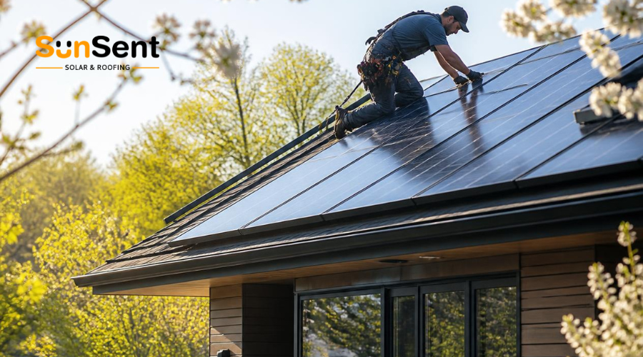 Solar and Roofing Near Me Sunsent Covers Both at Once